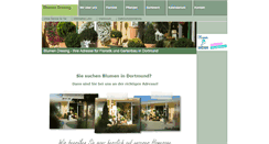 Desktop Screenshot of blumen-dresing.de